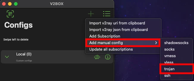 trojan-proxies-macos-v2box-add-config